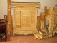 Tủ thờ gỗ mít -MS 06