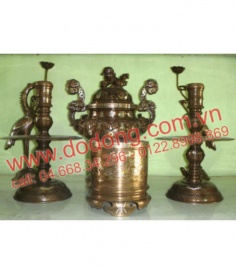 Bộ đình thờ tam khí 45cm