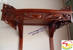Bàn thờ Gia tiên-Phật Chạm sen- MS68
