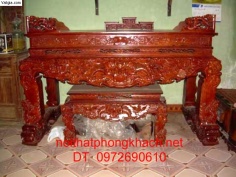 Sập thờ – Án gian chạm hoa văn MS-ST03