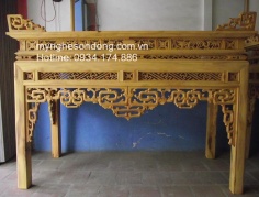 Bàn thờ gia tiên gỗ tự nhiên MS- 02