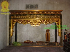 Bàn thờ-Án gian gỗ sơn son thếp vàng