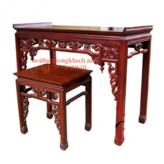 Sập Thờ – Án Gian Chạm hoa văn