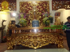 Sập thờ-sập thờ chân quỳ cao cấp