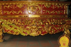sập thờ sơn son thếp bạc
