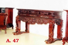 Tủ thờ gỗ thịt tự nhiên