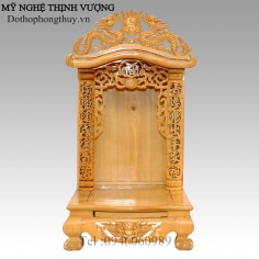 Ban thờ gỗ nóc cong