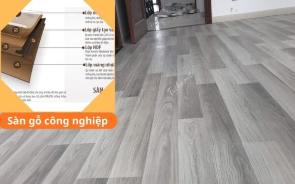 Chất liệu sàn gỗ công nghiệp