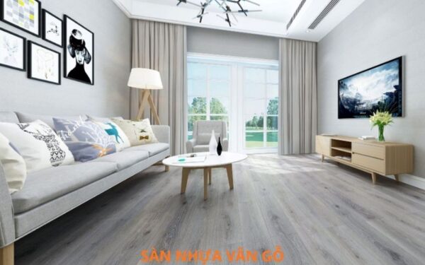 chất liệu sàn nhựa vân gỗ