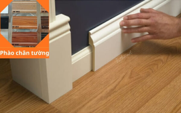 Thi công phào chân tường