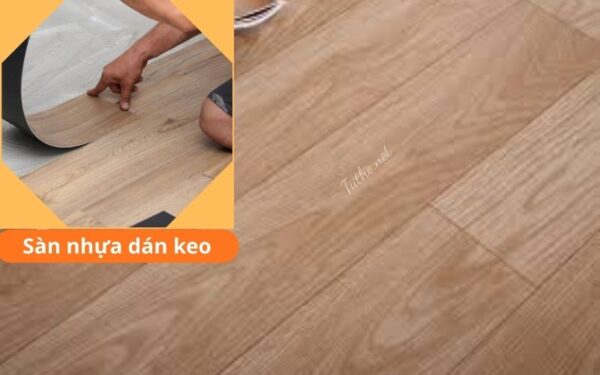 sàn nhựa keo rời