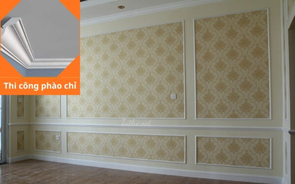 Thi công phào chỉ