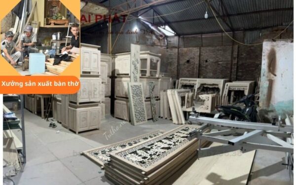 xưởng sản xuất bàn thờ