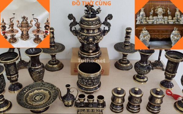 Bài trí sắp xếp đồ thờ cúng