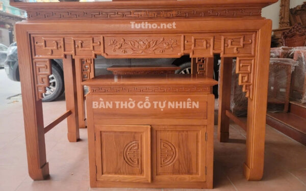 bàn thờ gỗ tự nhiên