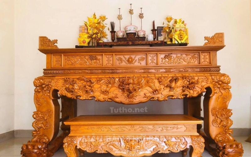 Bàn thờ gỗ mít đẹp