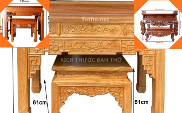 kích thước bàn thờ